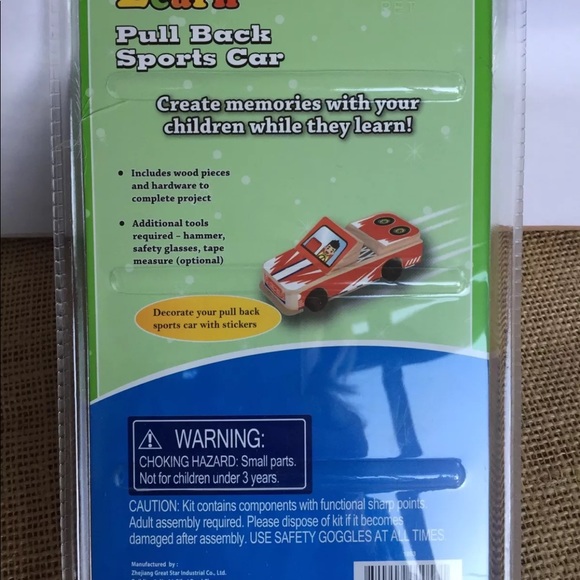 Build a Sport's Car Kid's Project Kit kid toys - Picture 2 of 6